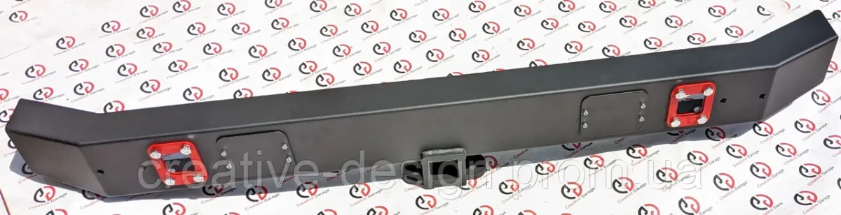 Купити Бампер полегшений задній силовий CreativeGarage для Нива CampFire 2.5 під фаркоп