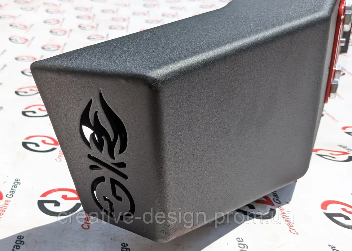 Купити Бампер полегшений задній силовий CreativeGarage для Нива CampFire 2.5 під фаркоп