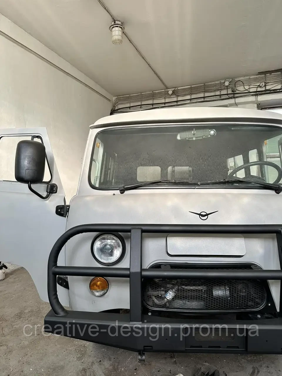 Купить Бампер передний силовой для УАЗ 452 Буханка под лебедку RIF 1.0D