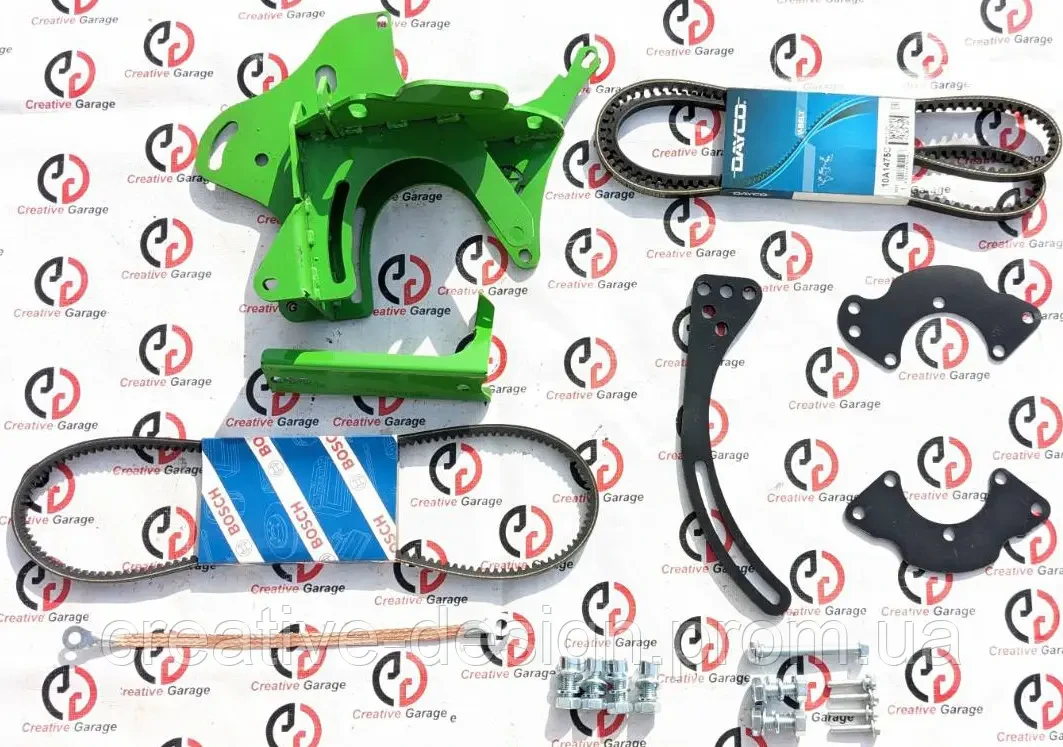 Buy Creativegarage Generator Transfer Bracket for Niva 2121, 21213, 21214 With GUR Full Aquagen 2.3