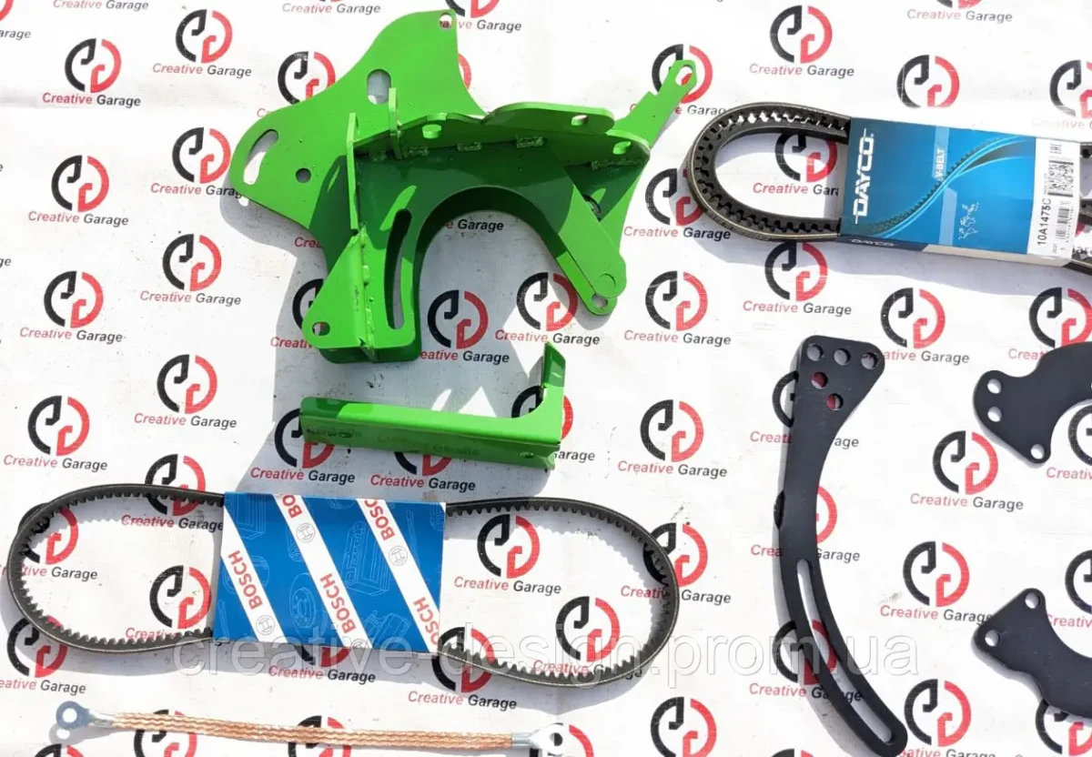 Buy Creativegarage Generator Transfer Bracket for Niva 2121, 21213, 21214 With GUR Full Aquagen 2.3