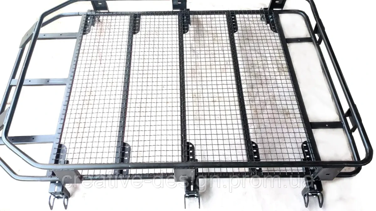 Buy The luggard expeditional reinforced Creativegarage Beta with mounting on staff rails Mitsubishi Pajero Sport I 1800x1140x160 mm