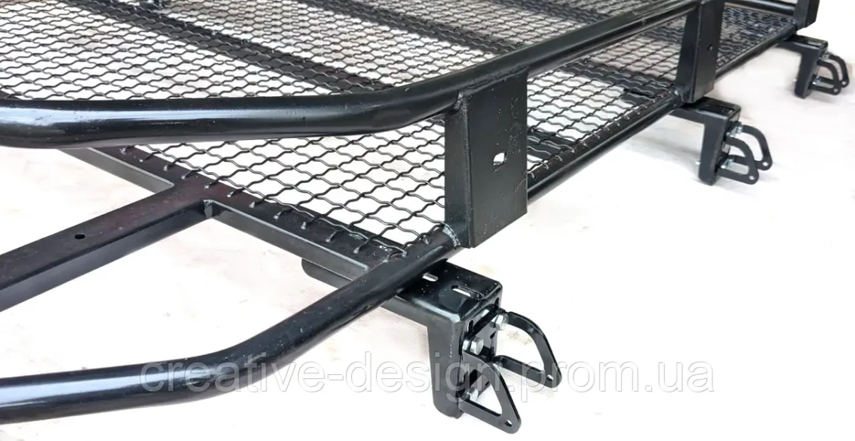 Buy The luggard expeditional reinforced Creativegarage Beta with mounting on staff rails Mitsubishi Pajero Sport I 1800x1140x160 mm