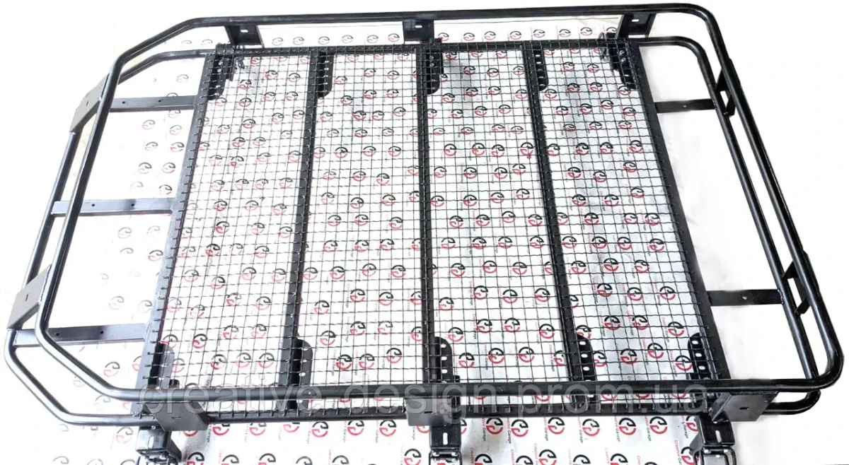 Buy The luggard expeditional reinforced Creativegarage Beta with mounting on staff rails Mitsubishi Pajero Sport I 1800x1140x160 mm