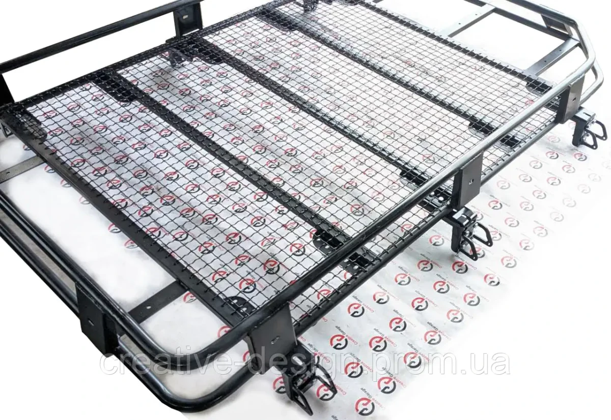 Buy The luggard expeditional reinforced Creativegarage Beta with mounting on staff rails Mitsubishi Pajero Sport I 1800x1140x160 mm