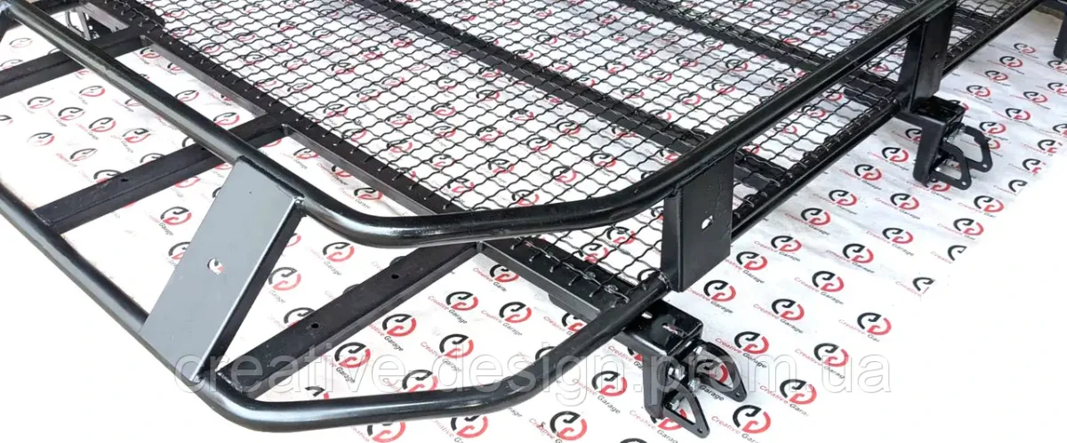 Buy The luggard expeditional reinforced Creativegarage Beta with mounting on staff rails Mitsubishi Pajero Sport I 1800x1140x160 mm