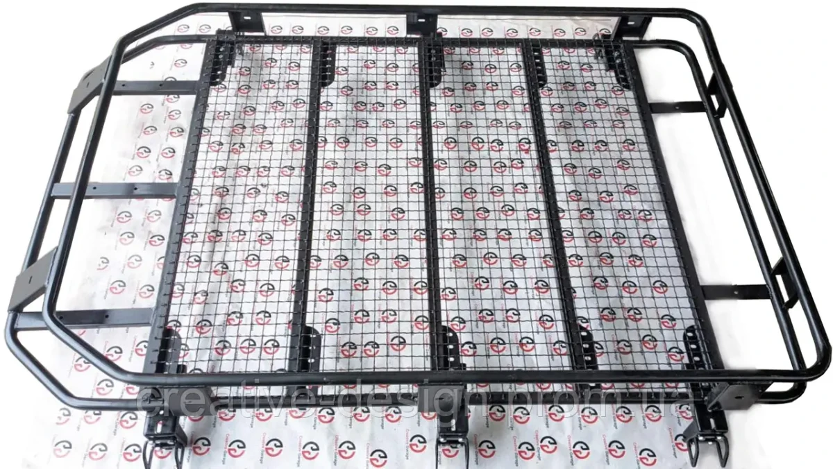 Buy The luggard expeditional reinforced Creativegarage Beta with mounting on staff rails Mitsubishi Pajero Sport I 1800x1140x160 mm