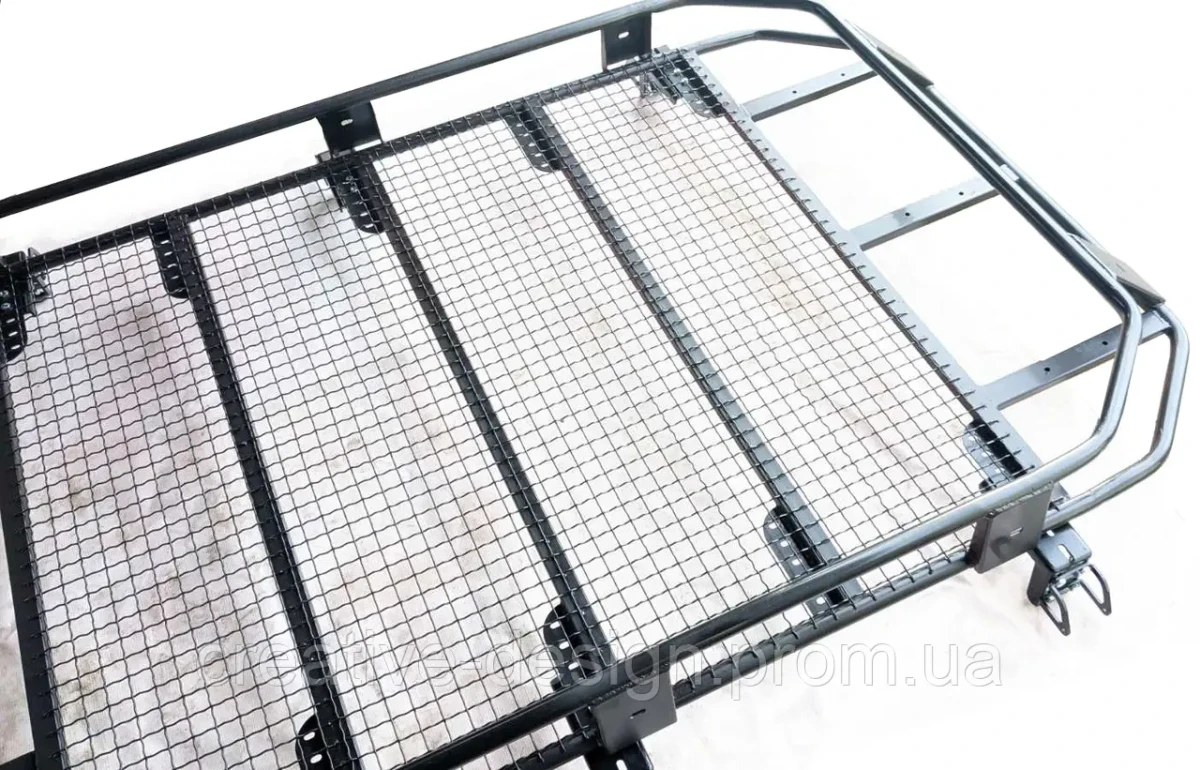 Buy The luggard expeditional reinforced Creativegarage Beta with mounting on staff rails Mitsubishi Pajero Sport I 1800x1140x160 mm