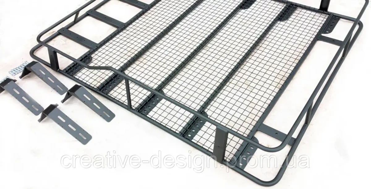 Купити Багажник експедиційний підсилений CreativeGarage Alpha Light 1.1 з посиленими кріпленнями в штатні місця ВАЗ 2123 Chevrolet Niva