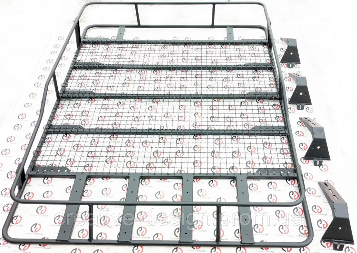 Купити Багажник експедиційний підсилений CreativeGarage Alpha Light 1.1 з посиленими кріпленнями в штатні місця ВАЗ 2123 Chevrolet Niva