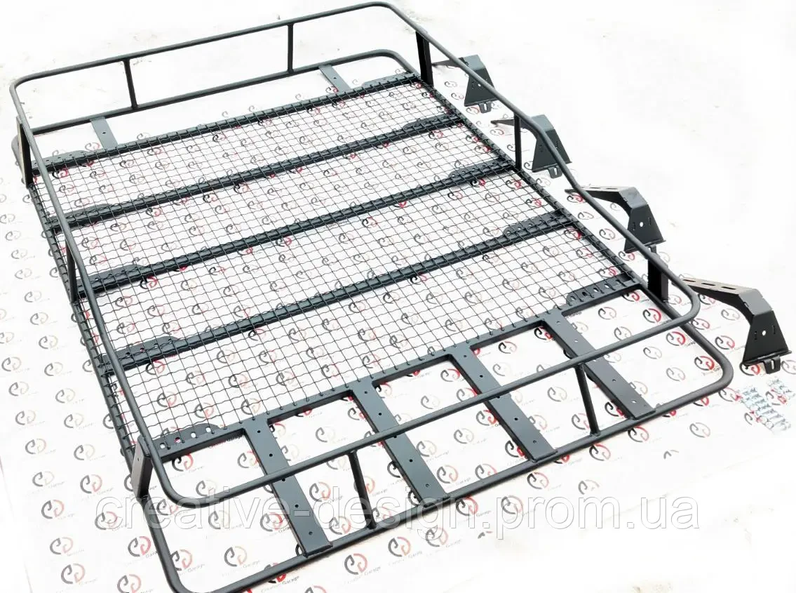 Купити Багажник експедиційний підсилений CreativeGarage Alpha Light 1.1 з посиленими кріпленнями в штатні місця ВАЗ 2123 Chevrolet Niva