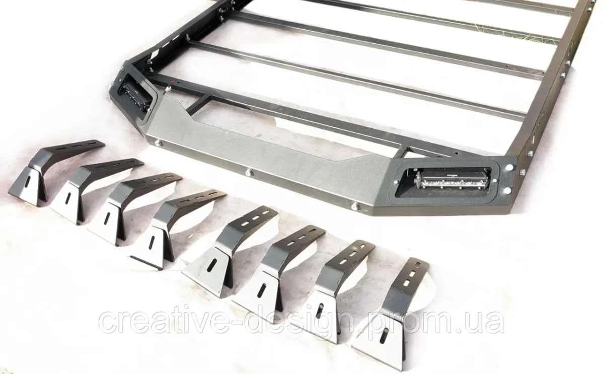 Купити Багажник експедиційний розбірний Stealth 1.1 CreativeGarage з 8-ма підсиленими кронштейнами для ВАЗ Нива 2131