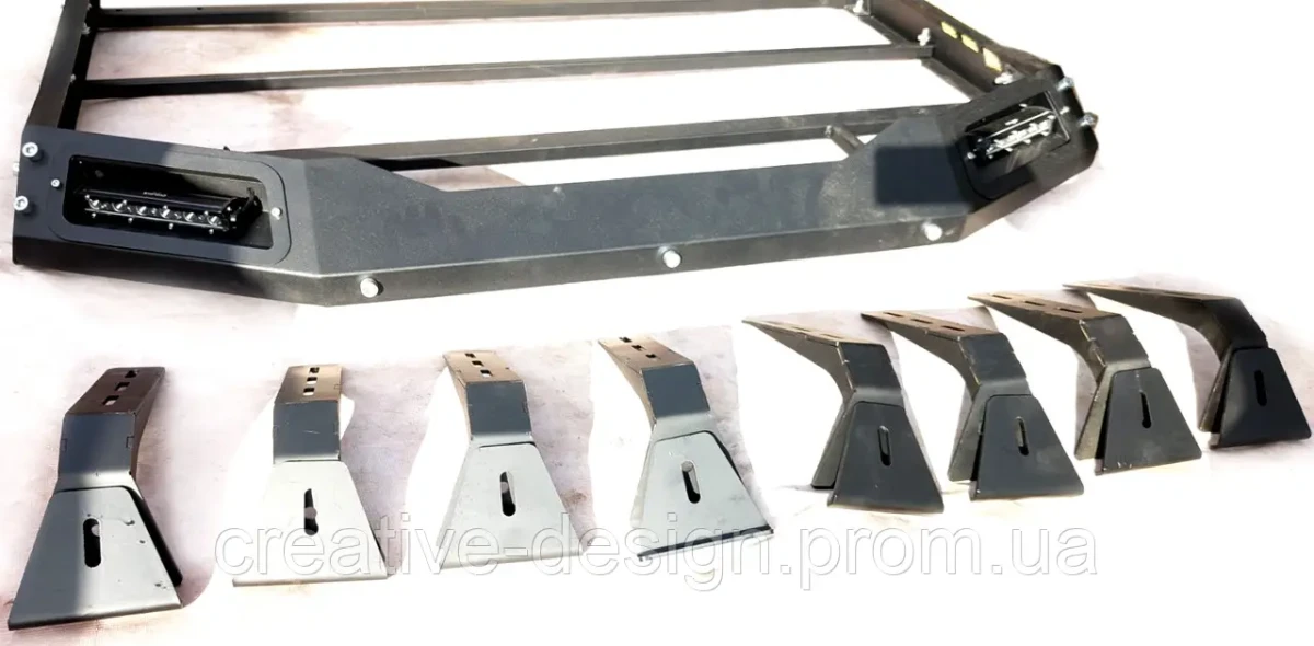 Купити Багажник експедиційний розбірний Stealth 1.1 CreativeGarage з 8-ма підсиленими кронштейнами для ВАЗ Нива 2131