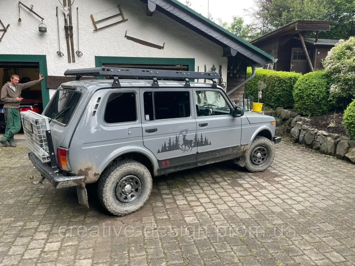 Buy Luggard Expeditionary collapsible Stealth 1.1 Creativegarage without mounts for VAZ Niva 2131