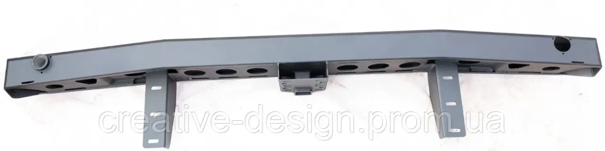 Купити Бампер задній силовий CreativeGarage для УАЗ 452 Буханка з квадратом під фаркоп RIF 2.1