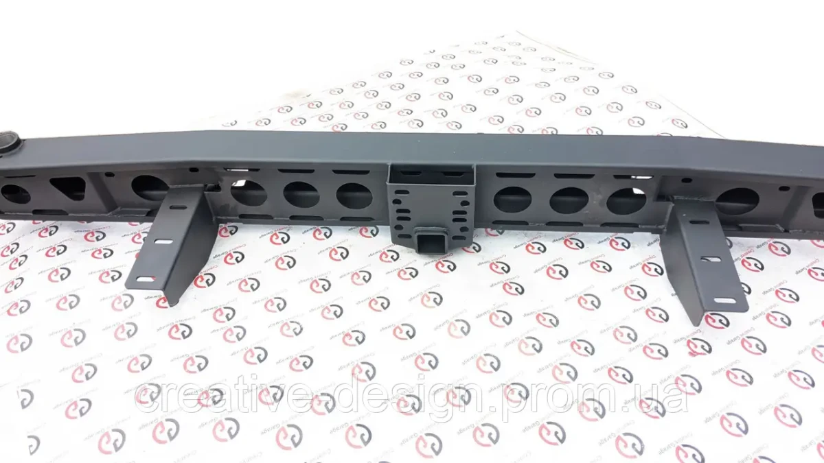 Купити Бампер задній силовий CreativeGarage для УАЗ 452 Буханка з квадратом під фаркоп RIF 2.1