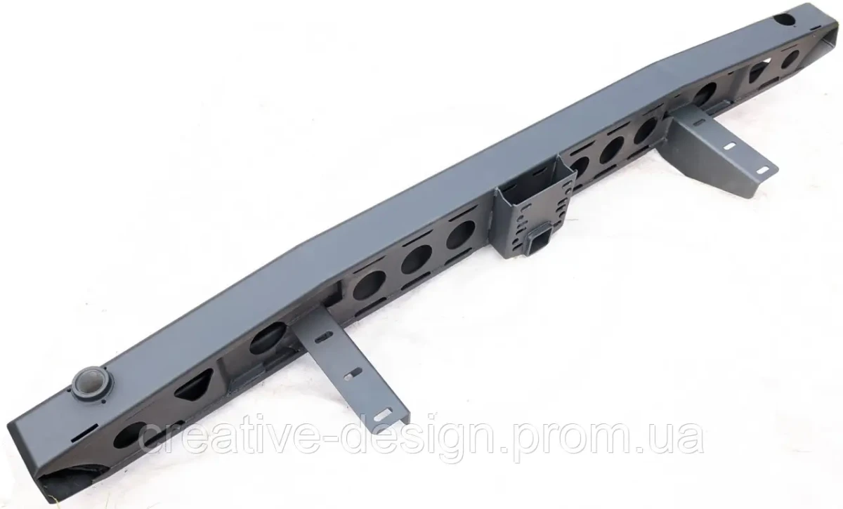 Купити Бампер задній силовий CreativeGarage для УАЗ 452 Буханка з квадратом під фаркоп RIF 2.1