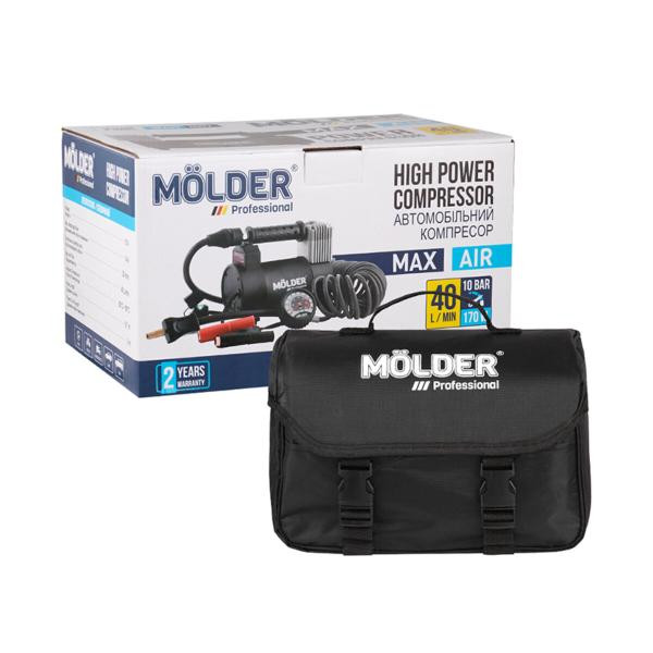 Buy Compressor Automobile Molder 12v, 170W, 10 atm, 40 l/min with MA25130 battery