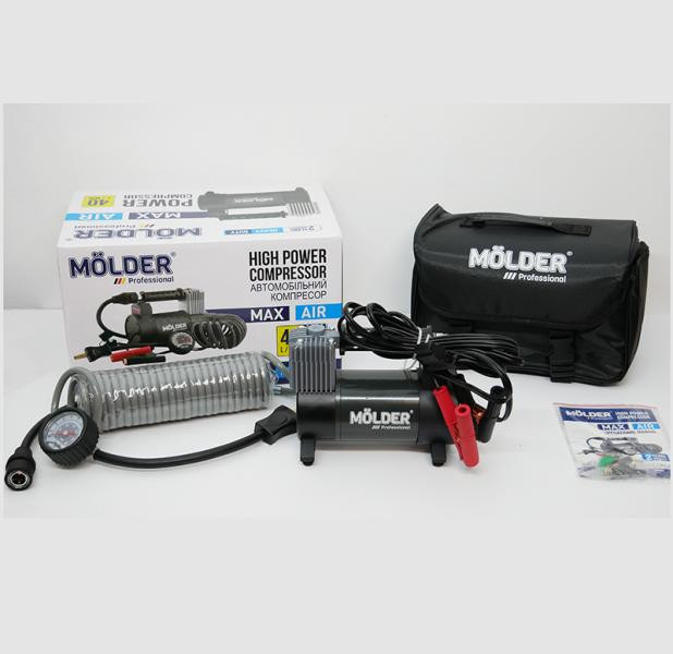 Buy Compressor Automobile Molder 12v, 170W, 10 atm, 40 l/min with MA25130 battery