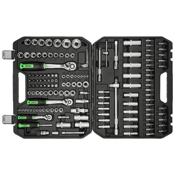 Buy Professional set of tools in the Winso Pro 1/2 ", 1/4", 3/8 "72t, CR-V, 150-day.