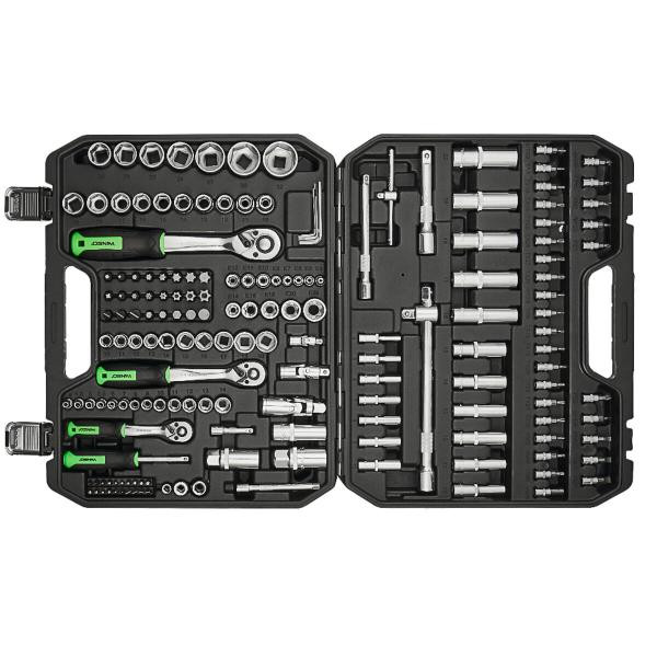 Купити Професійний набір інструментів в кейсі Winso Pro 1/2", 1/4", 3/8" 72T, CR-V, 171од.