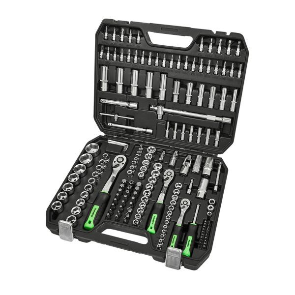 Купити Професійний набір інструментів в кейсі Winso Pro 1/2", 1/4", 3/8" 72T, CR-V, 171од.