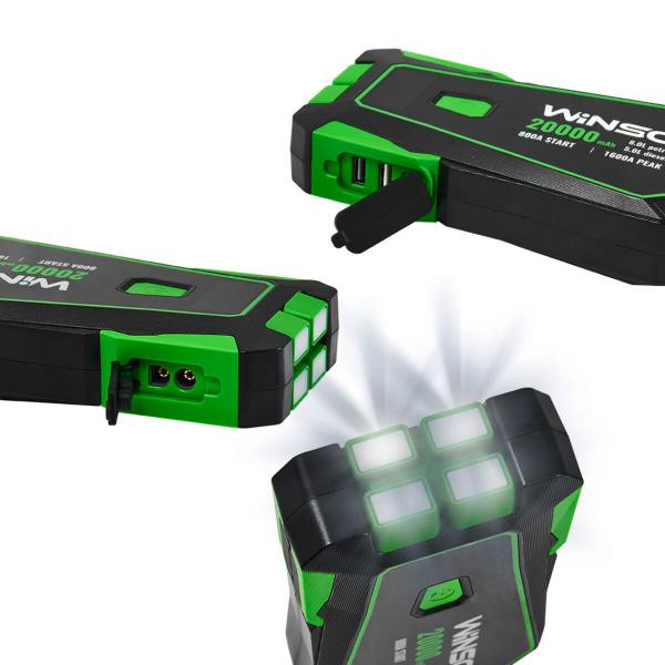 Купити Пусковий пристрій Winso Jump Starter 800A/1600A 20000mAh