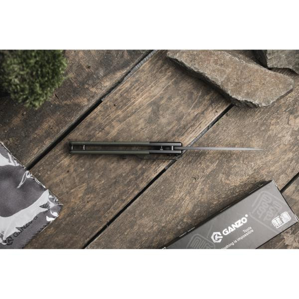 Buy Than a folding ganzo g721b -g green, black blade