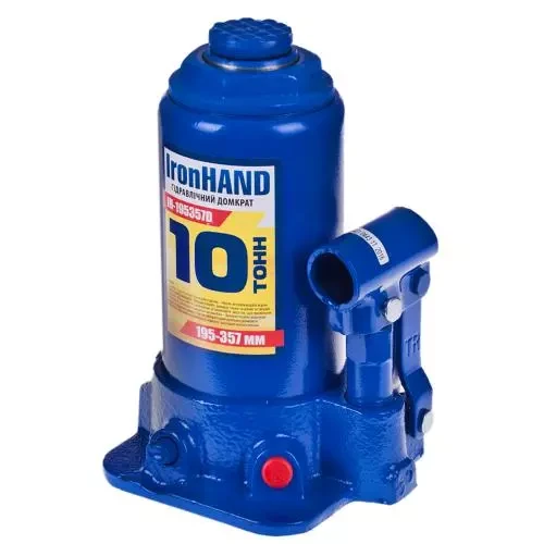 Buy Jack bottled Iron Hand 10 t 195-375 mm IH-195375D