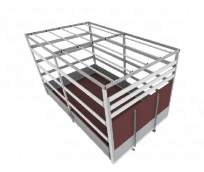 Buy Onboard platform with awning structure and plywood aluminum Poland (Plat-4)