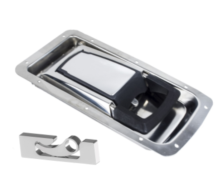 Купить Замок для фургона врізний, 320x165мм, Ø16мм Нерж Іспанія (1305416042)