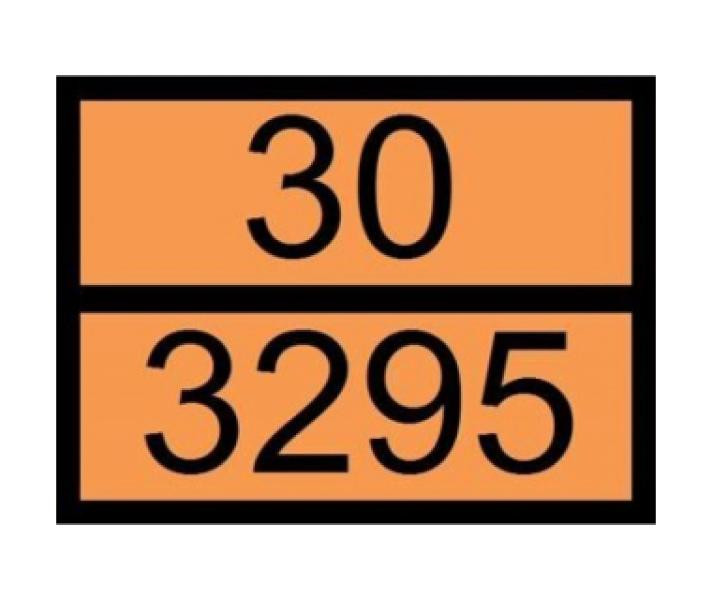 Купить Інформаційна табличка ADR "Дистилят газового конденсату 30-3295" Bicma Bicma Цинк Італія (2602991143)