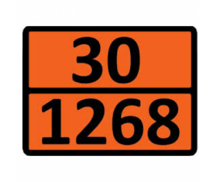 Купить Інформаційна табличка ADR "Нафтопродукти 30-1268" Bicma Bicma Цинк Італія (2601391740)