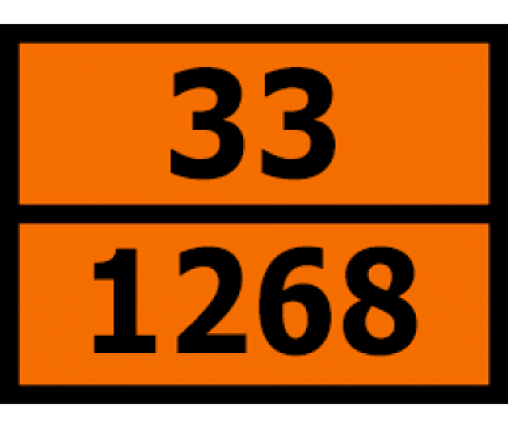 Купить Інформаційна табличка ADR "Нафтопродукти 33-1268" Bicma Bicma Цинк Італія (2602991130)