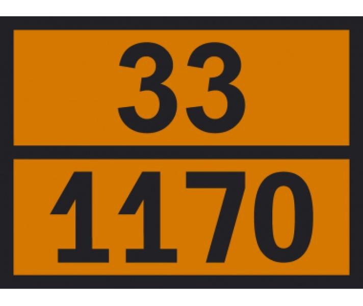 Купити Інформаційна табличка ADR "Спирт етиловий 33-1170" Bicma Bicma Цинк Італія (2602991756)