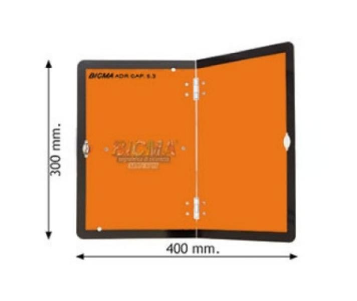 Купити Інформаційна табличка ADR складна "небезпечний вантаж" Bicma Bicma Цинк Італія (2602991208)