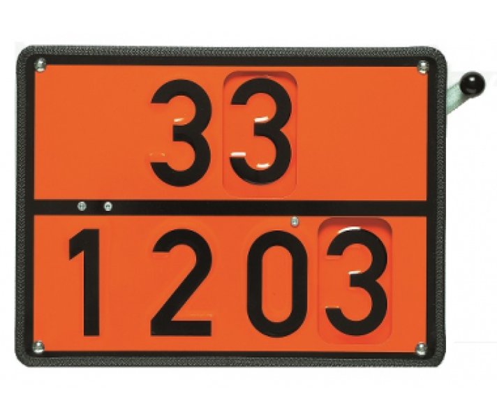 Buy Information Sign with ADR "Diesel 30-1202/Gasoline 33-1203" Bicma Bicma Staining Italy (2601391452)