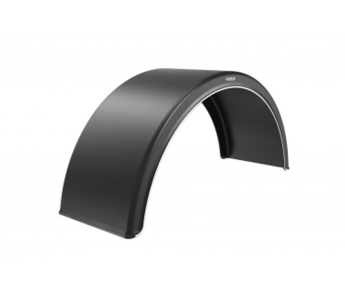 Buy Wing plastic on a trailer with white strip Domar DK1640, B = 550 mm Domar plastic Italy (DK1640)