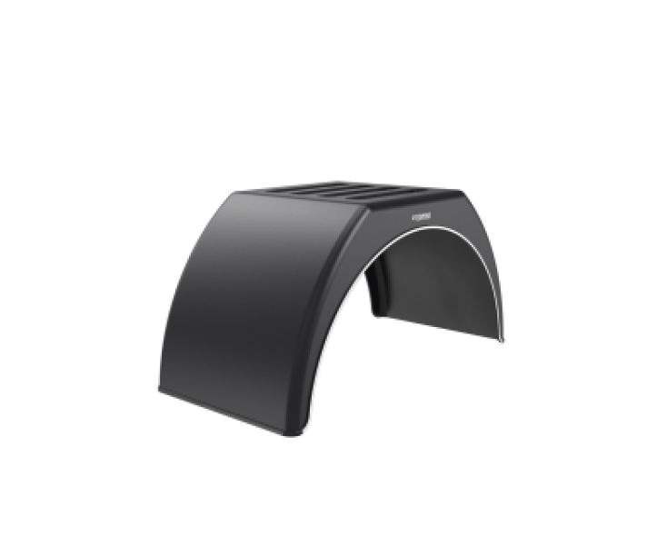 Buy Wing plastic on a trailer with a white strip DK3110, b = 260 mm Domar plastic Italy (DK3110)