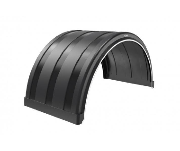 Buy Wing plastic on a trailer with a white strip reinforced Domar DK1840, B = 530 mm Domar plastic Italy (1101153050)