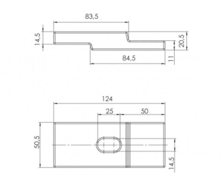 Купити Кронштейн рами Цинк Польща (1704300030)