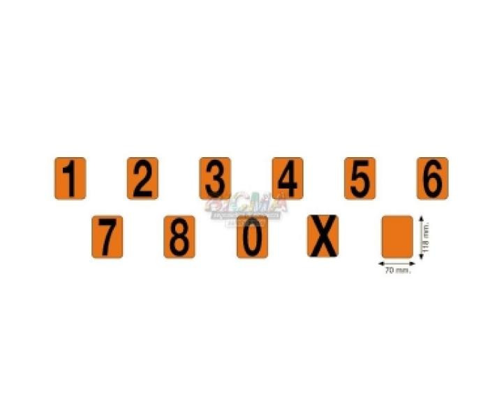 Купить Набір цифр для таблиць ADR 33шт Bicma Нерж Італія (2602991094)