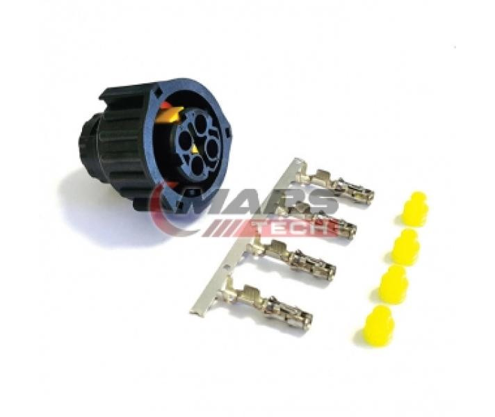 Купить Розетка для підключення ліхтаря причепа 4-pin AMP 2.5 Mars AMP 2.5 Туреччина (2404680052)