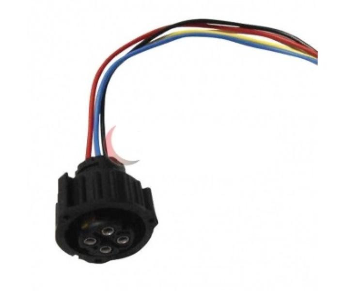 Купить Розетка для підключення ліхтаря причепа 4-pin AMP 2.5 Mars AMP 2.5 Туреччина (2404680056)