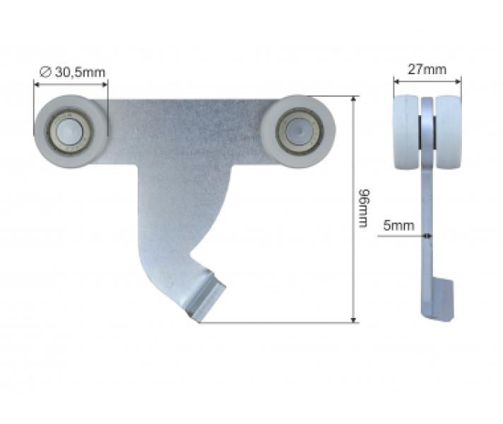 Buy Land Curtain Roller Ø30,5,5x27x96 Schmitz Zinc Poland (1804324304)