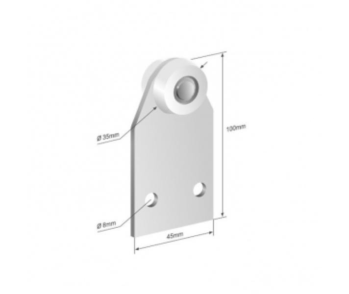 Buy Land Curtain Roller Ø35x45x100 Zinc Poland (1804343527)