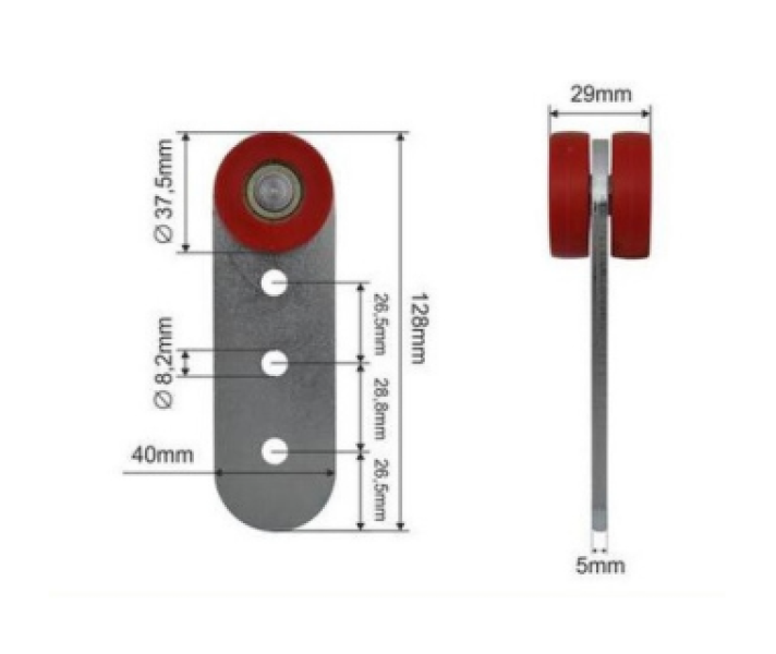 Buy Land Curtain Roller Ø37,5x29x128 Schmitz Zinc Versus Original Poland (1804336040)