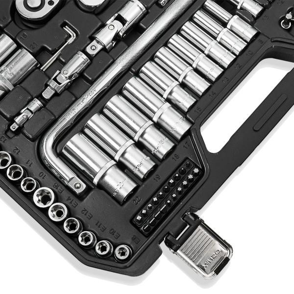 Купити Професійний набір інструментів в кейсі Winso Pro 1/2", 1/4", 3/8" 72T, CR-V, 147од.