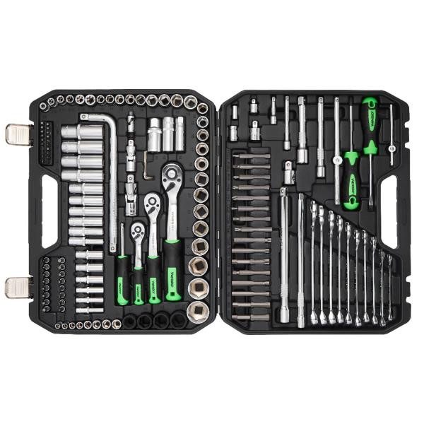 Купити Професійний набір інструментів в кейсі Winso Pro 1/2", 1/4", 3/8" 72T, CR-V, 147од.