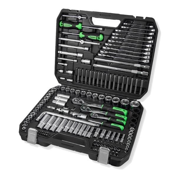 Купити Професійний набір інструментів в кейсі Winso Pro 1/2", 1/4", 3/8" 72T, CR-V, 147од.